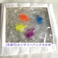 (冷凍可)センサリーバッグ＊かめ＊モンテッソーリ