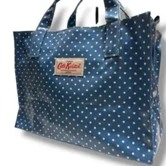 美品✨ キャス・キッドソン　トートバッグ ブルー　青