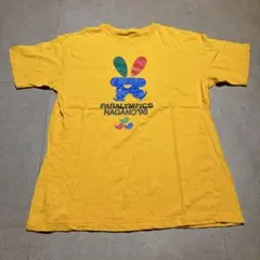 パラリンピック　長野　1998 半袖　tシャツ　黄色　イエロー