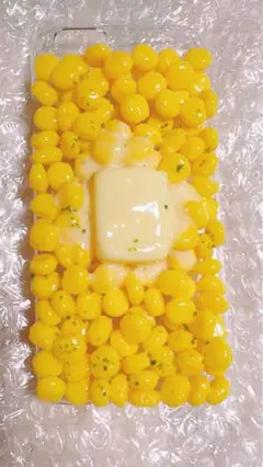 食品サンプル屋 iPhone6/6Sケース コーンバター