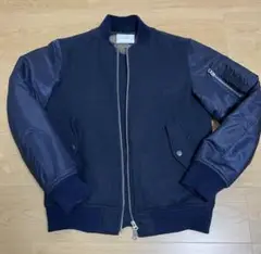 美品 INHELIT インヘリット MA1 ブルゾン アウター