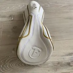 HONMA BERES ドライバー用 ヘッドカバー ホワイト/ゴールド