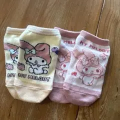 ☆未使用　マイメロディ キッズ靴下 2足セット☆