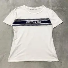 正規品！DIOR　ジャガード　オブリーク　Tシャツ　パイル生地 Christian Dior 「Christian Dior」 オブリークジャガードパイル
