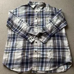 早い者勝ち！LOWRYS FARM チェックCPOシャツ　フリーサイズ