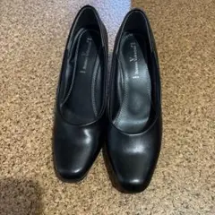 ブラックハイヒール 25.0