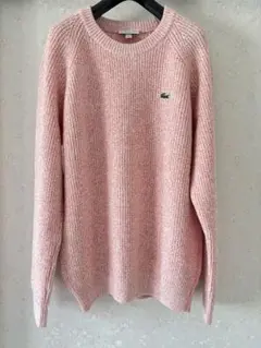 【美品】ラコステ ミックスニットセーター size4
