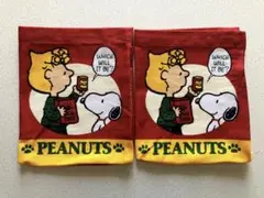 【PEANUTS】ピーナッツ　スヌーピー　SNOOPY巾着　小物入れ　袋　赤