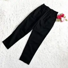 WEGO ウィゴー(S)カジュアルパンツ ズボン 無地 ストレート ブラック