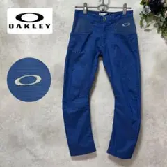 OAKLEY オークリー スカル メンズ ゴルフパンツ 30インチ ブルー