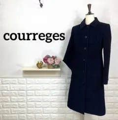 クレージュ★ courreges ロングコート エレガンス 上質 アンゴラ 高級