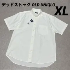デッドストック 紺タグ オールドユニクロ OLD UNIQLO 半袖シャツ XL