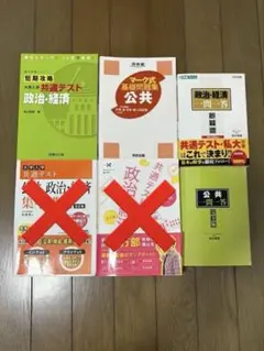 【バラ売り可】公共、政治・経済参考書4冊セット