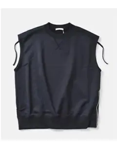 コットンスウェット スリーブレスプルオーバー