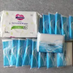 メリーズトイレに流せるおしりふき エスセレクト水に流せるポケットティッシュセット