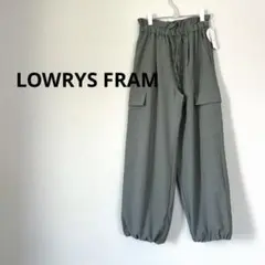 【新品未使用】ローリーズファーム ルーズポケットパンツ グリーン カーゴパンツ