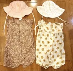 H&M ロンパース　帽子