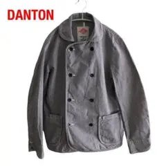 DANTONダントン ギンガムチェック カバーオール ジャケット36