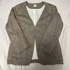 ロク ROKU ノーカラージャケット