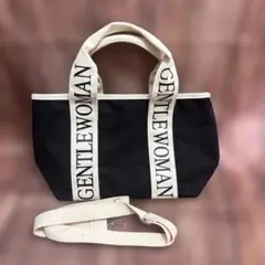 GENTLE WOMAN トートバッグ 黒