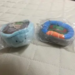 モンテディオ山形　にっこり〜ノ　ぬいぐるみ2　スタジアム肉そば　セット
