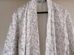 花柄ロング丈 長襦袢パジャマ 2重ガーゼ