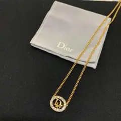 極美品 ディオール ラインストーン ロゴ ビンテージ