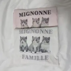 NICE CLAUP ねこプリントBIGTee 猫 Tシャツ ナイスクラップ