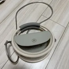 n na-na na 円形ショルダーバッグ グレー