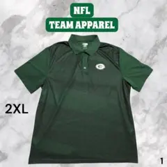 NFL TEAM APPAREL 半袖ポロシャツ　大きめ　グリーン