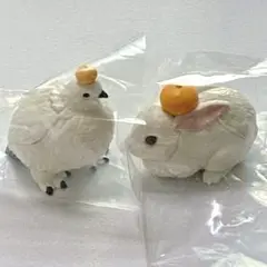 もちにまる　そのに　うさぎもち　らいちょうもち　２個セット　ミニブック付き