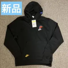 Nike ブラック パーカー ワンポイントロゴ　新品　Sサイズ