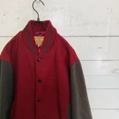 HANG TEN スタジャン えんじ M レッド 赤