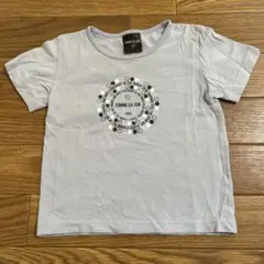 COMME CA ISM 水色　Tシャツ 90