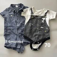 ロンパース　半袖　スヌーピー