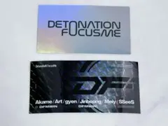 DetonatioN FocusMe DFM ホログラムステッカー　2枚セット