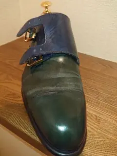 Santoni ダブルバックル ドレスシューズ