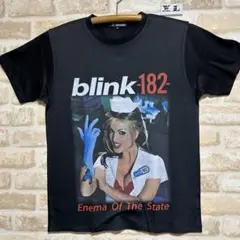 ブリンク-182 Tシャツ　XLサイズ　blink-182 女性