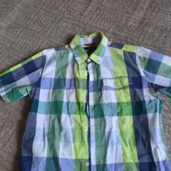 GapKids 半袖チェックシャツ 150cm