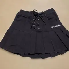 ANAP girl ブラック プリーツスカートパンツ S