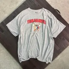 7TSM1【GILDAN】ホッケー　トマホークス　プリントTシャツ　古着used