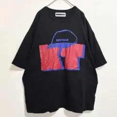 KEYTALK ビッグシルエット半袖Tシャツ グラフィックデザイン クルーネック