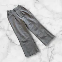 エルガナ　ワイドパンツ　サイズ38 グレー