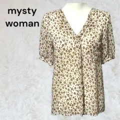 ミスティーウーマン　mysty woman ヒョウ柄 トップス Mサイズ