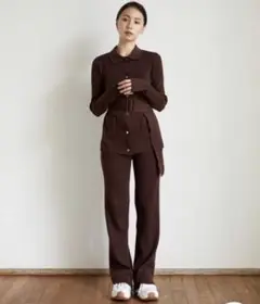 randeboo ランデブー Rib knit PT