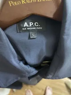 A.P.C. ステンカラーコート L ネイビー