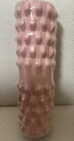 筋膜ローラー ピンク 波形デザイン　新品未使用