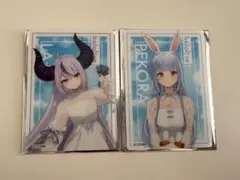 ホロライブ ローソン フォト風カード 2種セット【匿名発送】ぺこら ラプラス