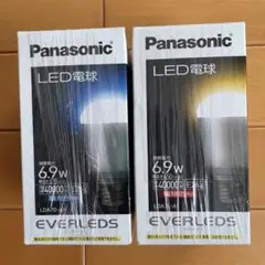 Panasonic LED電球6.9w 2種