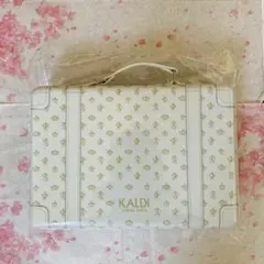 新品 未開封 カルディKALDI トランク缶サマー　2025 ゴールド